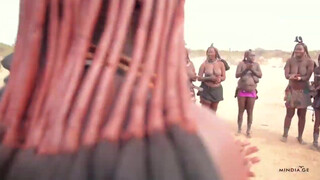 1. Himba Women and Young Girls Dance. AFRICAN TRIBE