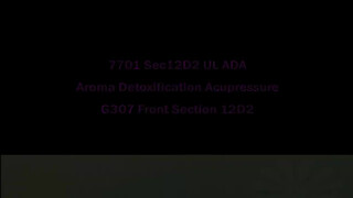 6. Aroma Detoxification Acupressure G307 Front 7701 Sec12D2 UL ADA