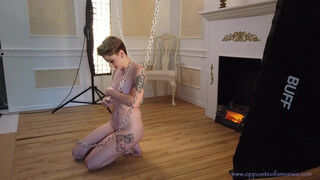 9. Elizabeth in Chains (part 2) NSFW – BTS from a photo shoot with a nude model