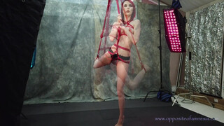 4. Sarah – Suspension 1 (NSFW): Rope suspension of a nude model