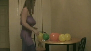 3. My great aunt crashed my friends Bachelorette party. Lol pops all the balloons in a lingerie nightie