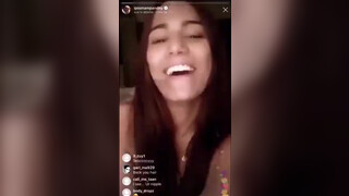 2. Poonam Pandey flashes her nipple on instagram live while naked in bed