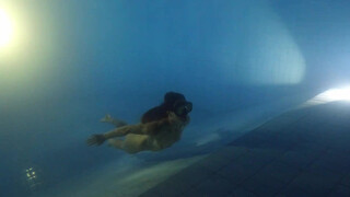 4. Julia, underwater fine nude art, evening shoot. Bali