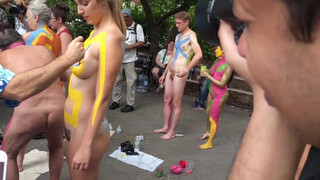 9. Nude NYC body painting  22/july/17