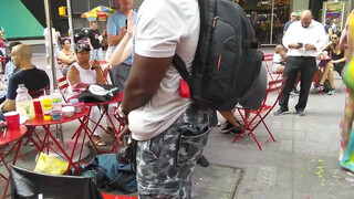 10. Nyc time square body painting