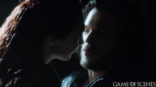 7. Melisandre seduces Jon Snow – Game of Thrones S05E04