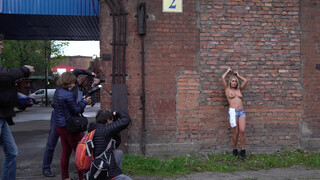 5. Art Nude на Грани.”GARAGE”. Nude art photoshoot backstage.
