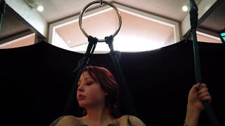 10. Layla – Suspension 1 (NSFW): Shibari Rope Suspension of a nude model
