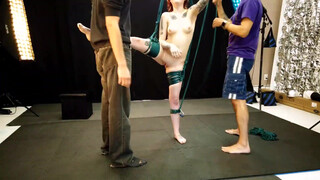 2. Layla – Suspension 1 (NSFW): Shibari Rope Suspension of a nude model