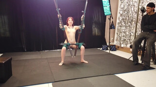8. Layla – Suspension 3 (NSFW): Shibari Rope Suspension of a nude model