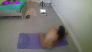 9. AT HOME NUDE YOGA