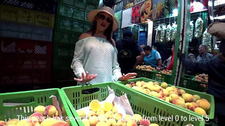 5. BUYING ???? ???? FRUITS IN BRALESS ???? ???? ????TRANSPARENT BLOUSE