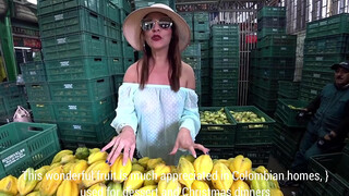 9. BUYING ???? ???? FRUITS IN BRALESS ???? ???? ????TRANSPARENT BLOUSE