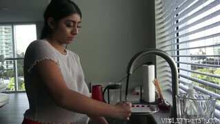7. Violet My   Sexy Dishwashing Voyeur Time