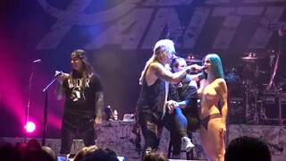 10. NcH Naked on the stage Festival Public Steel Panther and Boobs in Houston Concert