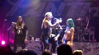 NcH Naked on the stage Festival Public Steel Panther and Boobs in Houston Concert