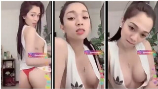Sexy solo ASian hot dance Show Tits Nude live 2020