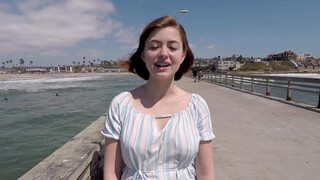 4. walk on beach with cute sexy girlfriend   sexy flash dress