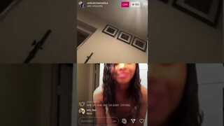 A Freaky Girl Puts Her Baby To Sleep Then Gets Naked On Instagram Live
