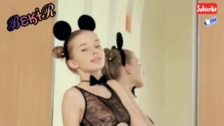 Mickey mouse try on lingerie in the hause danceer