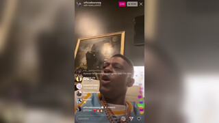 4. Boosie on live having girls show ass and tits and pussy????????