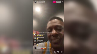 2. Boosie on live having girls show ass and tits and pussy????????