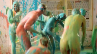 9. NUDE BATTLE PAINTING
