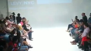 5. Model Exposes Boob in NYC Fashion Show
