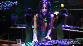8. Naked DJ woman