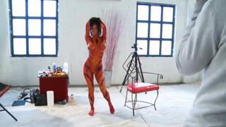 10. Tigress naked body painting