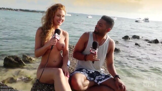 10. Naked News in Jamaica Interview with a Body Painter