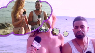 2. Naked News in Jamaica Interview with a Body Painter