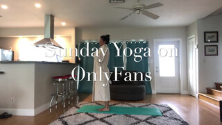 1. Preview of Sunday Naked Yoga on OnlyFans