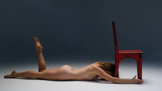 7. Red Chair Posing Teaser