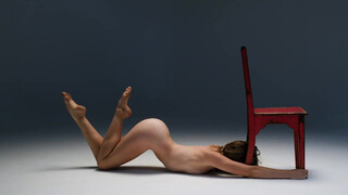 8. Red Chair Posing Teaser