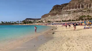 4. Gran Canaria Amadores Beach at 29 °C on 29.01.2020