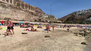 7. Gran Canaria Amadores Beach at 29 °C on 29.01.2020