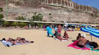 8. Gran Canaria Amadores Beach at 29 °C on 29.01.2020