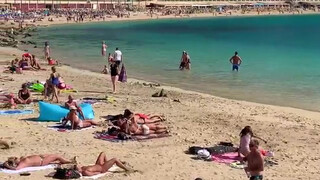10. Gran Canaria Amadores Beach at 29 °C on 29.01.2020