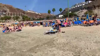 3. Gran Canaria Amadores Beach at 29 °C on 29.01.2020