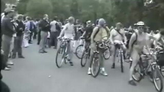 10. Rare Footage Of The London 2004 Naked Bike Ride [Warning Contains Full Frontal Nudity]