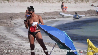 1. Happy naked sunbathers in Spain