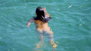 7. Happy naked sunbathers in Spain