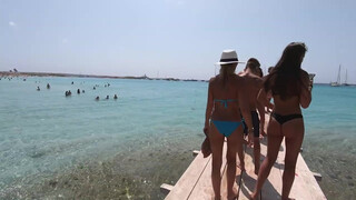 10. Happy naked sunbathers in Spain