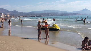 10. Playa de San Juan, Alicante in summer June 2018