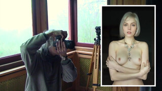 7. Fine art nude photographer Ludwig Desmet behind the scenes with Riona Neve