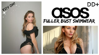 ASOS Fuller Bust Swimwear Haul DD+ / TRY ON // Beth Lily