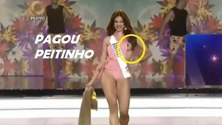 Miss Venezuelana pagou peitinho. Miss Tierra Barinas 2017