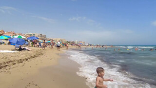6. Spain best beach cities, La Mata, Torrevieja , 4K