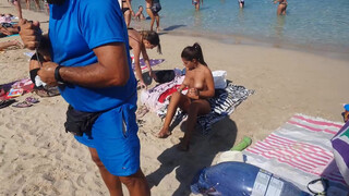 9. Fresh cutted coconut on the beach – Ibiza